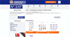 Desktop Screenshot of nsat-tunisie.com