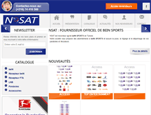Tablet Screenshot of nsat-tunisie.com